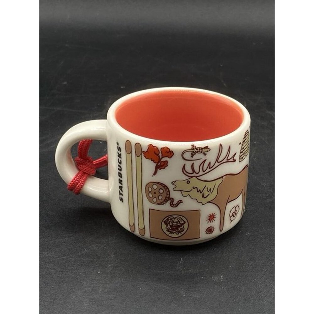 UTAH Starbucks Been There Series Coffee Ornament Demitasse Mini 2019 - Picture 9 of 9